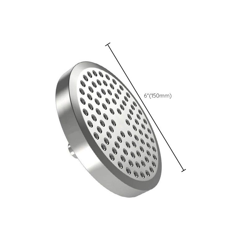 Round Pressurized Rain Shower Head Wall-Mount Adjustable Shower Head Clearhalo 'Bathroom Remodel & Bathroom Fixtures' 'Home Improvement' 'home_improvement' 'home_improvement_shower_heads' 'Shower Heads' 'shower_heads' 'Showers & Bathtubs Plumbing' 'Showers & Bathtubs' 1200x1200_1085fed1-bfc2-4b57-b887-8c6ff9b3c322