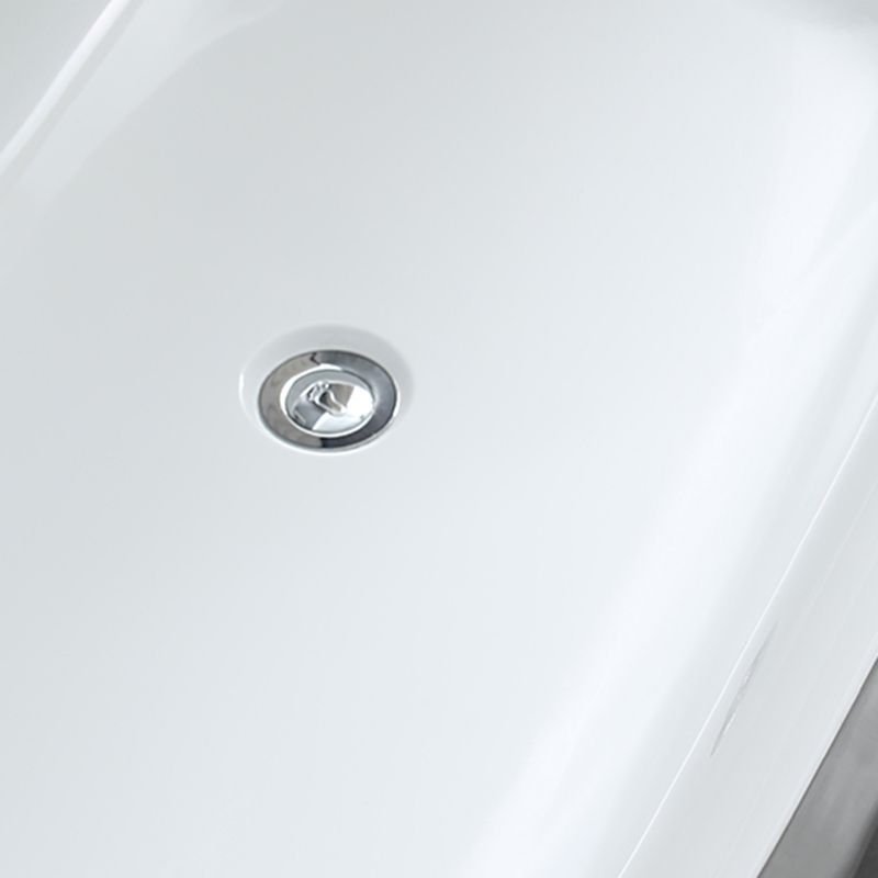 Bathroom Acrylic Oval Bathtub Soaking Tubs without Base in White Clearhalo 'Bathroom Remodel & Bathroom Fixtures' 'Bathtubs' 'Home Improvement' 'home_improvement' 'home_improvement_bathtubs' 'Showers & Bathtubs' 1200x1200_10b2fc7b-7bfe-4bba-9175-0b0a3820338e