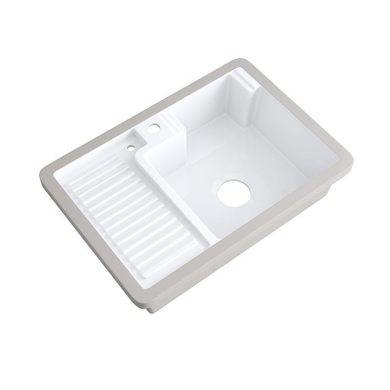 Modern Bathroom Sink Porcelain Rectangular Undermount Bathroom Sink with Pop-Up Drain Clearhalo 'Bathroom Remodel & Bathroom Fixtures' 'Bathroom Sinks & Faucet Components' 'Bathroom Sinks' 'bathroom_sink' 'Home Improvement' 'home_improvement' 'home_improvement_bathroom_sink' 1200x1200_10cf8326-1154-406c-8a7b-88562b8ce81f