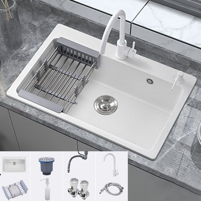 Modern Kitchen Sink Quartz with Accessories and Faucet Drop-In Workstation Sink Clearhalo 'Home Improvement' 'home_improvement' 'home_improvement_kitchen_sinks' 'Kitchen Remodel & Kitchen Fixtures' 'Kitchen Sinks & Faucet Components' 'Kitchen Sinks' 'kitchen_sinks' 1200x1200_11213a80-6955-4337-a895-5749b3ec9397