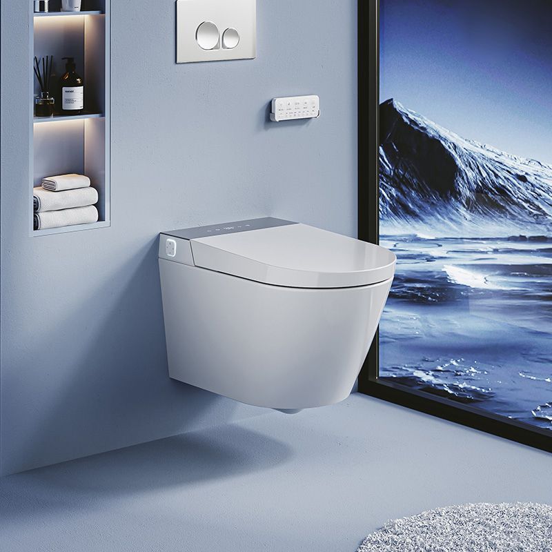 Vitreous China Bidets Bidets Toilet Temperature Control Elongated Seat Bidet in White Clearhalo 'Bathroom Remodel & Bathroom Fixtures' 'Bidets' 'Home Improvement' 'home_improvement' 'home_improvement_bidets' 'Toilets & Bidets' 1200x1200_11380bbb-aebd-4856-a8da-aecb70438a25