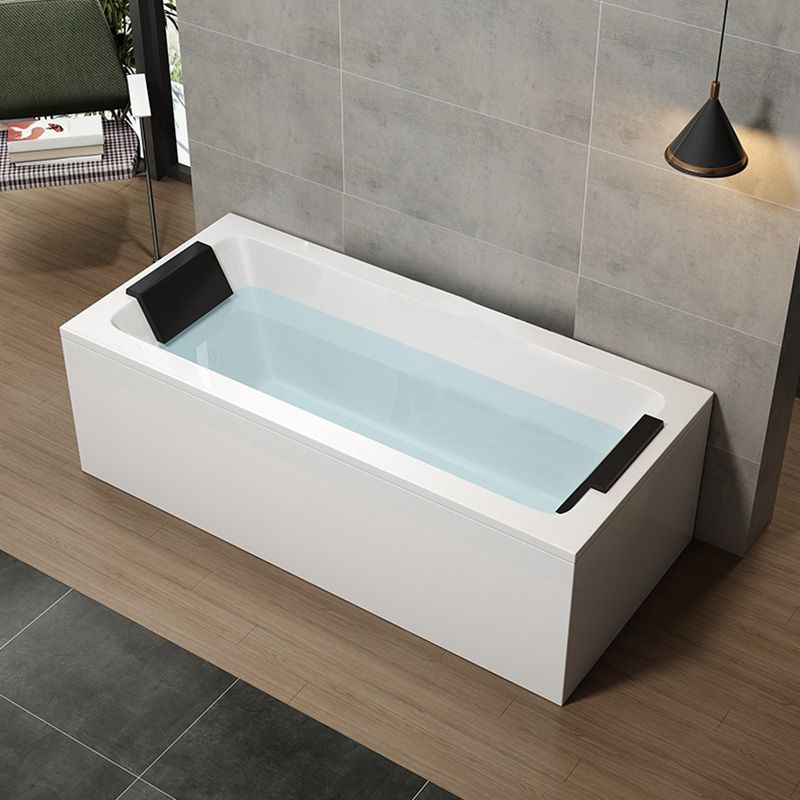 Flat Bottom Soaking Bathtub Antique Finish Rectangular Modern Bath Tub Clearhalo 'Bathroom Remodel & Bathroom Fixtures' 'Bathtubs' 'Home Improvement' 'home_improvement' 'home_improvement_bathtubs' 'Showers & Bathtubs' 1200x1200_11ac6130-ec9d-4bc3-9eed-b1a5c0e8bab5