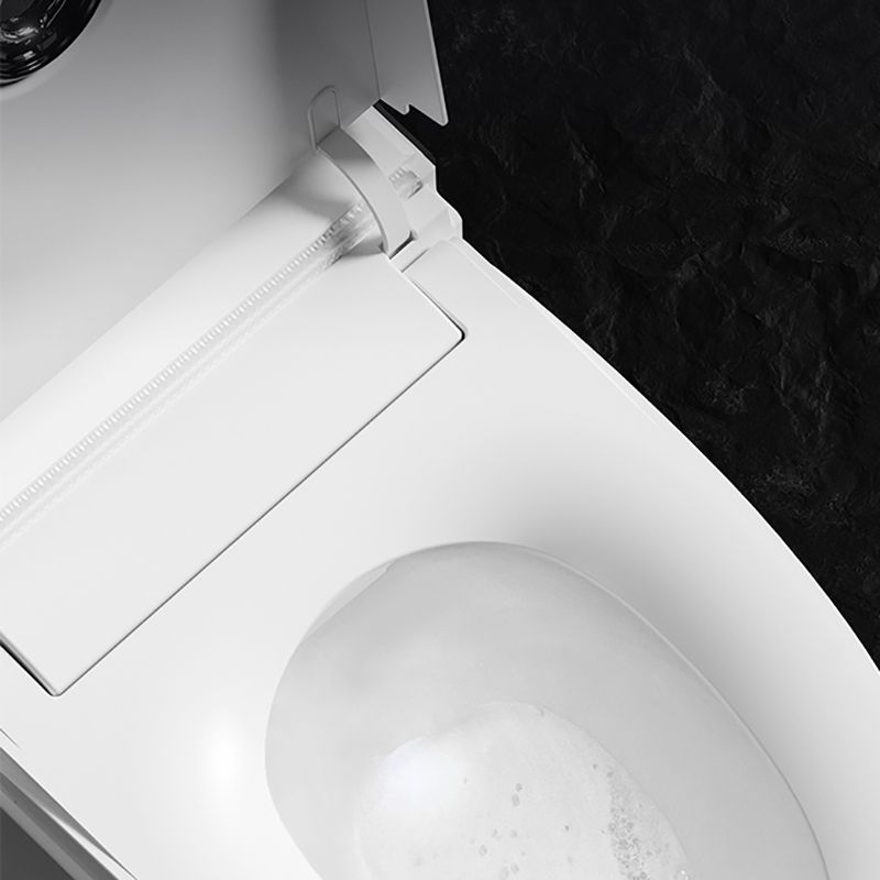 White Smart Toilet Elongated Bidet Seat with Unlimited Warm Water Clearhalo 'Bathroom Remodel & Bathroom Fixtures' 'Bidets' 'Home Improvement' 'home_improvement' 'home_improvement_bidets' 'Toilets & Bidets' 1200x1200_123b36ab-9b47-460f-9093-7c57f3daa3f4