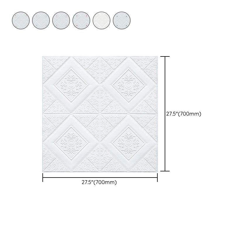 3D Embossed Interior Wall Paneling Peel and Stick Geometric Texture Wall Paneling Clearhalo 'Flooring 'Home Improvement' 'home_improvement' 'home_improvement_wall_paneling' 'Wall Paneling' 'wall_paneling' 'Walls & Ceilings' Walls and Ceiling' 1200x1200_126c5f98-e044-4434-9849-4ac7a0d1cc84