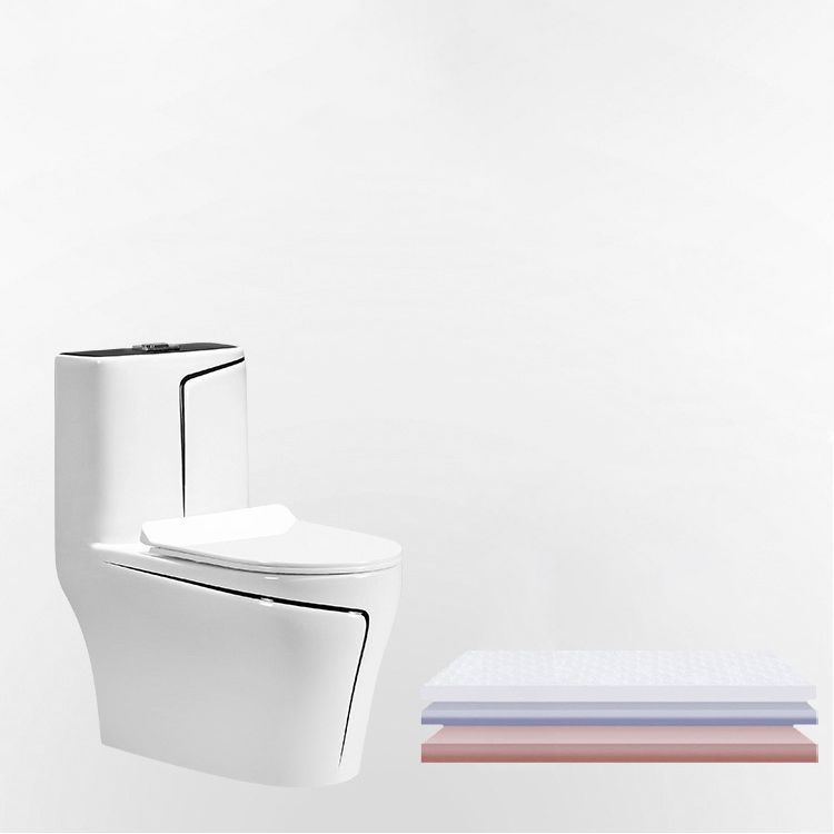 Floor Mount Flush Toilet Skirted Traditional One-Piece Toilet with Slow Close Seat Clearhalo 'Bathroom Remodel & Bathroom Fixtures' 'Home Improvement' 'home_improvement' 'home_improvement_toilets' 'Toilets & Bidets' 'Toilets' 1200x1200_12a0aa7f-ca96-4aa6-91e4-88dee5d96cc8