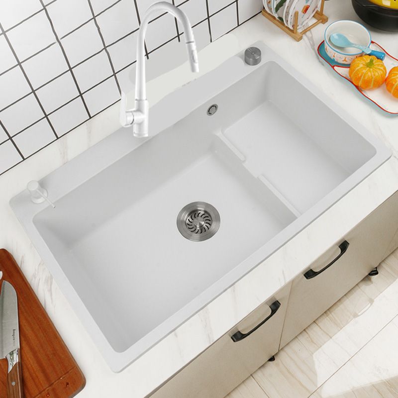 Modern Style Kitchen Sink Granite Kitchen Sink with Drain Assembly Clearhalo 'Home Improvement' 'home_improvement' 'home_improvement_kitchen_sinks' 'Kitchen Remodel & Kitchen Fixtures' 'Kitchen Sinks & Faucet Components' 'Kitchen Sinks' 'kitchen_sinks' 1200x1200_12e14819-c693-4bc5-8283-fe3bd636485a