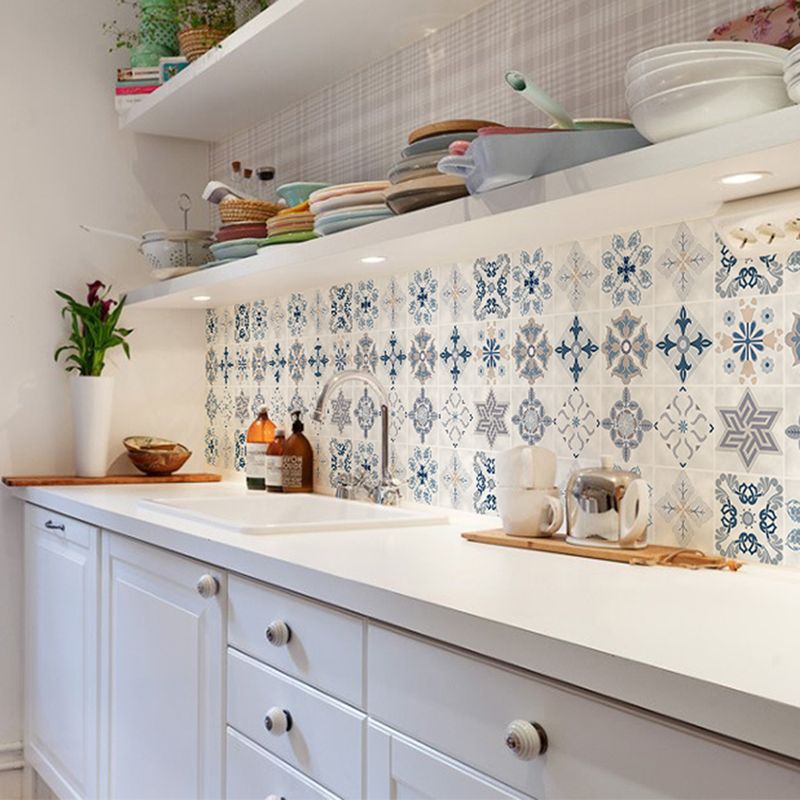 Kitchen Wall Tile Peel and Stick Floral Print Stick Wallpaper Clearhalo 'Flooring 'Home Improvement' 'home_improvement' 'home_improvement_peel_stick_blacksplash' 'Peel & Stick Backsplash Tile' 'peel_stick_blacksplash' 'Walls & Ceilings' Walls and Ceiling' 1200x1200_1306b850-e3d8-437f-ba1b-004f33046f61