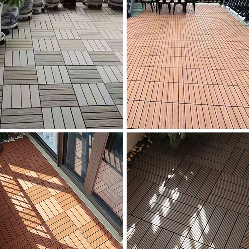 Deck Plank Interlocking Wood Flooring Tiles Garden Outdoor Flooring Clearhalo 'Home Improvement' 'home_improvement' 'home_improvement_outdoor_deck_tiles_planks' 'Outdoor Deck Tiles & Planks' 'Outdoor Flooring & Tile' 'Outdoor Remodel' 'outdoor_deck_tiles_planks' 1200x1200_134a7def-9bbe-4eaf-b92d-153dc3971da2