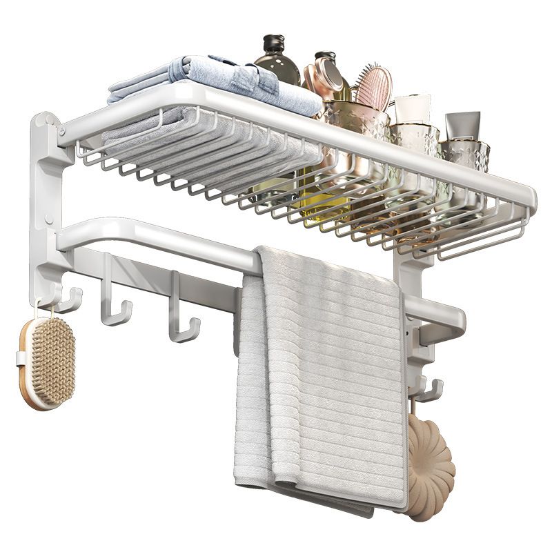 Modern Bathroom Accessory Kit White Paper Holder Bath Shelf Bath Hardware Set Clearhalo 'Bathroom Hardware Sets' 'Bathroom Hardware' 'Bathroom Remodel & Bathroom Fixtures' 'bathroom_hardware_sets' 'Home Improvement' 'home_improvement' 'home_improvement_bathroom_hardware_sets' 1200x1200_13506d52-8be7-4086-90be-4424631d7cfd