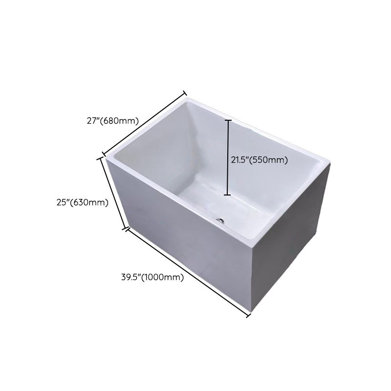 Soaking Acrylic Bathtub Antique Finish Rectangular Back to Wall Bath Tub Clearhalo 'Bathroom Remodel & Bathroom Fixtures' 'Bathtubs' 'Home Improvement' 'home_improvement' 'home_improvement_bathtubs' 'Showers & Bathtubs' 1200x1200_135db4a2-5565-4a54-a0ee-37583828f67c