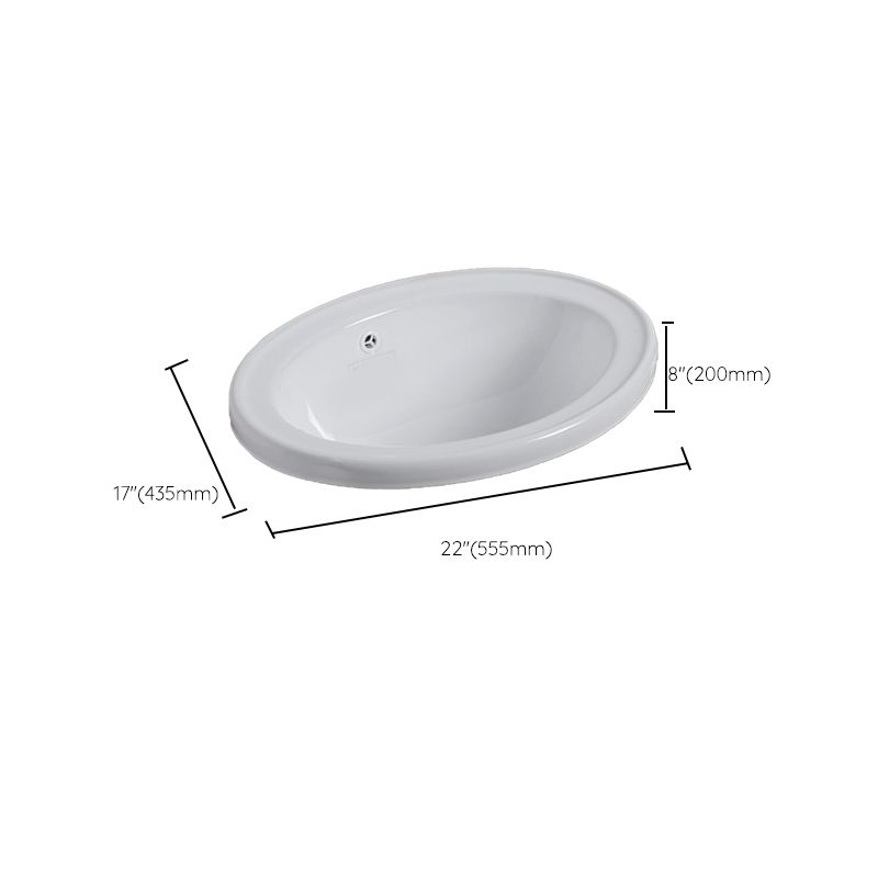 Modern Style Bathroom Sink Oval Porcelain Undermount Bathroom Sink Clearhalo 'Bathroom Remodel & Bathroom Fixtures' 'Bathroom Sinks & Faucet Components' 'Bathroom Sinks' 'bathroom_sink' 'Home Improvement' 'home_improvement' 'home_improvement_bathroom_sink' 1200x1200_13d12041-602a-4797-a39b-b66351bff8d0