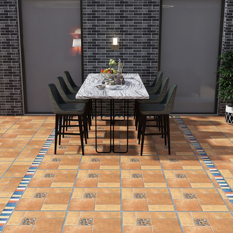 Modern Outdoor Floor Tile Straight Edge Vintage Square Floor Tile Clearhalo 'Floor Tiles & Wall Tiles' 'floor_tiles_wall_tiles' 'Flooring 'Home Improvement' 'home_improvement' 'home_improvement_floor_tiles_wall_tiles' Walls and Ceiling' 1200x1200_13d4bee5-e07f-471c-ba84-8c0cb6b555f7