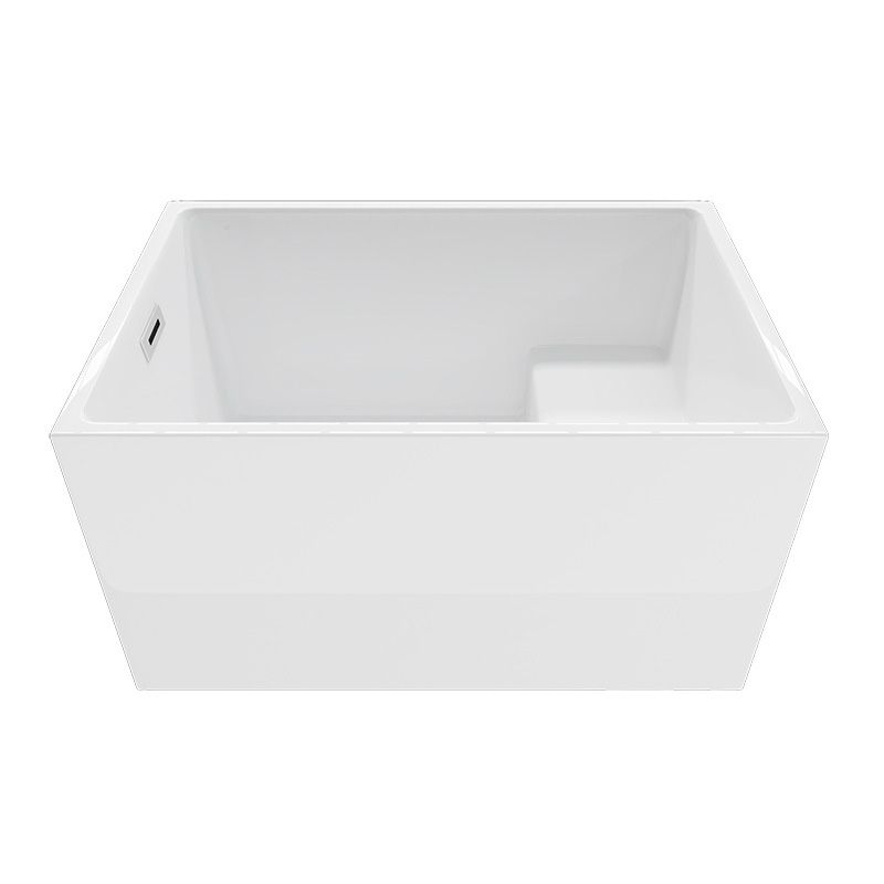 Bathroom Modern Acrylic Small Tub with Left-Hand Drain Bathtub Clearhalo 'Bathroom Remodel & Bathroom Fixtures' 'Bathtubs' 'Home Improvement' 'home_improvement' 'home_improvement_bathtubs' 'Showers & Bathtubs' 1200x1200_13ec4ccb-58f9-4842-99ec-6af54e002c00