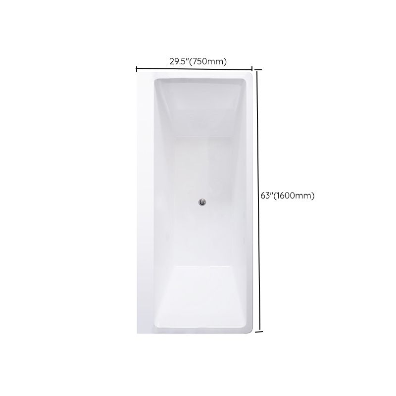 Modern Rectangle Acrylic Embedded Bathtub with Massage Device Clearhalo 'Bathroom Remodel & Bathroom Fixtures' 'Bathtubs' 'Home Improvement' 'home_improvement' 'home_improvement_bathtubs' 'Showers & Bathtubs' 1200x1200_1417d67a-b9eb-47d8-9f06-5552f3727c06