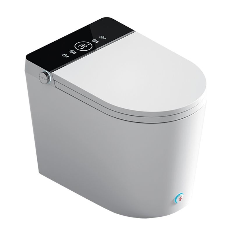 Elongated Ceramic Smart Toilet Seat Bidet in Tankless with Heated Seat Clearhalo 'Bathroom Remodel & Bathroom Fixtures' 'Bidets' 'Home Improvement' 'home_improvement' 'home_improvement_bidets' 'Toilets & Bidets' 1200x1200_147f544f-1b9a-40d8-88bb-20894ca95921