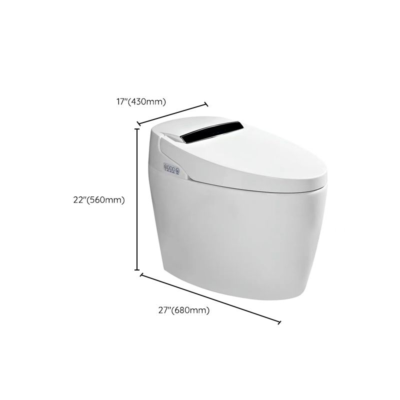 Ceramic Floor Mount Bidet Antimicrobial and Deodorizing Smart Toilet Clearhalo 'Bathroom Remodel & Bathroom Fixtures' 'Bidets' 'Home Improvement' 'home_improvement' 'home_improvement_bidets' 'Toilets & Bidets' 1200x1200_1483b67f-da83-4ab0-a4ed-9324eeafd3c0