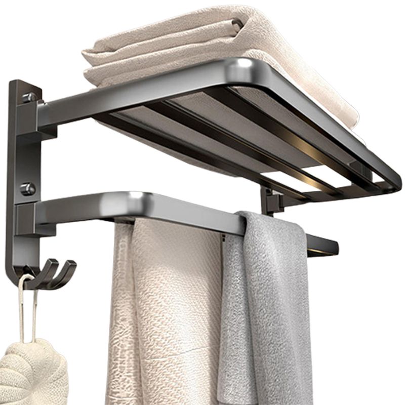 Modern Bath Hardware Set Towel Bar Paper Holder Grey Bathroom Accessory Kit Clearhalo 'Bathroom Hardware Sets' 'Bathroom Hardware' 'Bathroom Remodel & Bathroom Fixtures' 'bathroom_hardware_sets' 'Home Improvement' 'home_improvement' 'home_improvement_bathroom_hardware_sets' 1200x1200_14aa4152-eb97-4f77-8562-d0585325991b