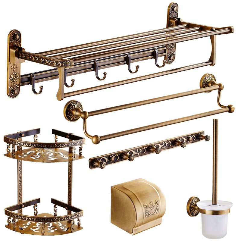 Traditional Bathroom Accessories Hardware Set Brass Bathroom Hardware Clearhalo 'Bathroom Hardware Sets' 'Bathroom Hardware' 'Bathroom Remodel & Bathroom Fixtures' 'bathroom_hardware_sets' 'Home Improvement' 'home_improvement' 'home_improvement_bathroom_hardware_sets' 1200x1200_14b172f2-4930-4e83-b61e-e2a573871e51