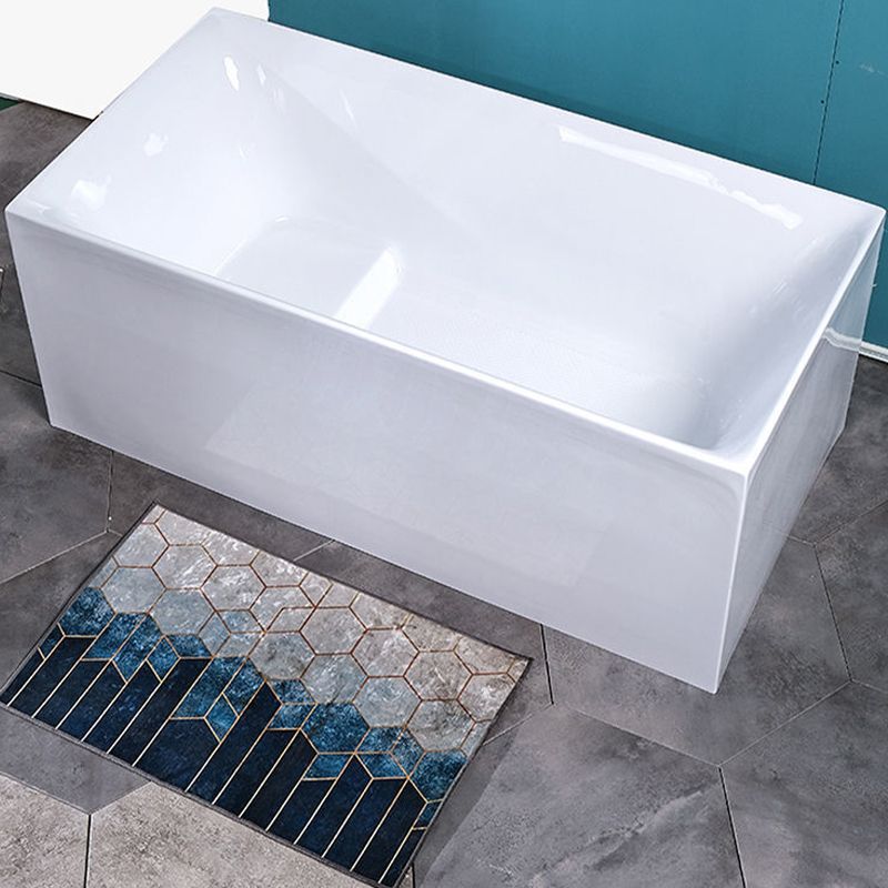 Soaking Freestanding Bath Tub Modern Style Acrylic Bathroom Bathtub Clearhalo 'Bathroom Remodel & Bathroom Fixtures' 'Bathtubs' 'Home Improvement' 'home_improvement' 'home_improvement_bathtubs' 'Showers & Bathtubs' 1200x1200_14d403a9-e7ac-495b-b088-d47251b43fab