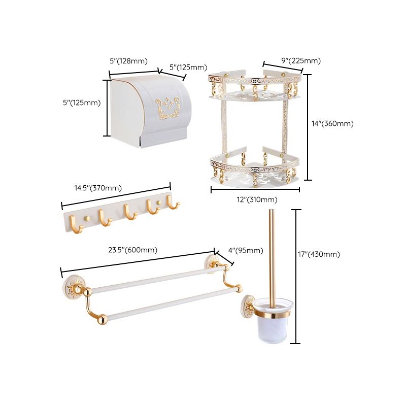 Traditional Metal Bathroom Accessory As Individual Or As a Set Clearhalo 'Bathroom Hardware Sets' 'Bathroom Hardware' 'Bathroom Remodel & Bathroom Fixtures' 'bathroom_hardware_sets' 'Home Improvement' 'home_improvement' 'home_improvement_bathroom_hardware_sets' 1200x1200_150a7199-6af1-4f17-b92a-16f49ead10dd