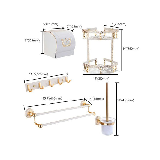 Traditional Metal Bathroom Accessory As Individual Or As a Set Clearhalo 'Bathroom Hardware Sets' 'Bathroom Hardware' 'Bathroom Remodel & Bathroom Fixtures' 'bathroom_hardware_sets' 'Home Improvement' 'home_improvement' 'home_improvement_bathroom_hardware_sets' 1200x1200_150a7199-6af1-4f17-b92a-16f49ead10dd