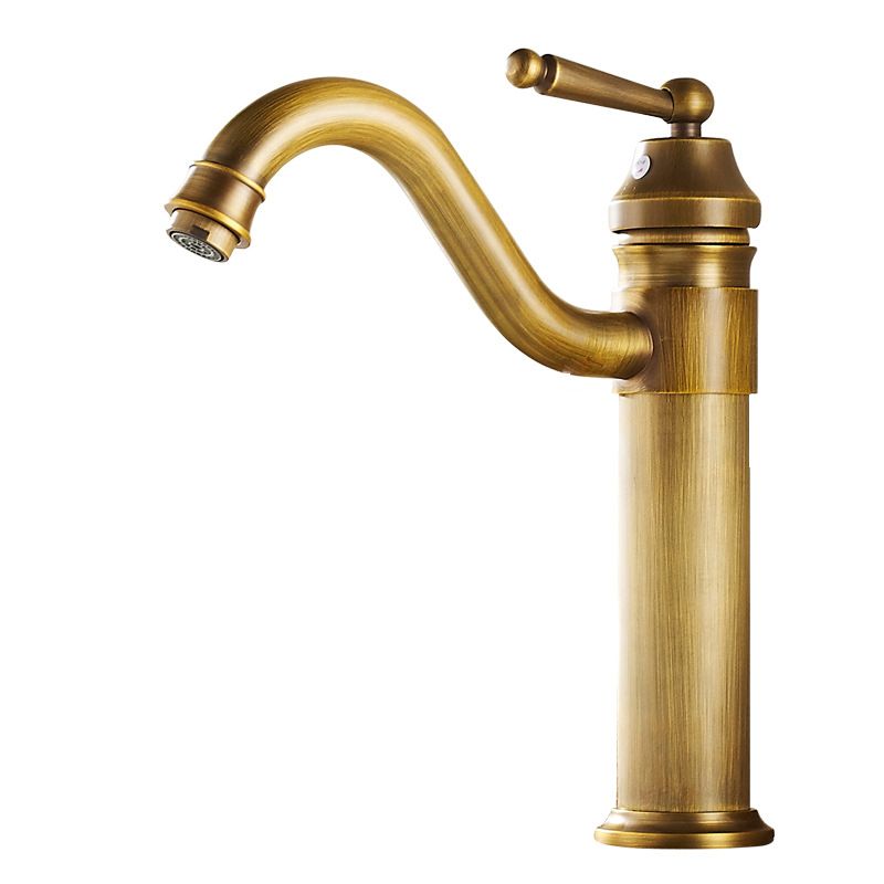 Lever Handle Basin Lavatory Faucet Farmhouse Circular Bathroom Faucet Clearhalo 'bathroom_sink_faucets' 'Conjunta de Baño y Conjunta de Grifo' 'Coronamiento de Baño y Dispositivo de Baño' 'Grifo del lavabo del baño' 'Hogar' 'home_improvement' 'home_improvement_bathroom_sink_faucets' 'Mejoras para el hogar' 1200x1200_1537b7b1-780e-44f2-bf36-8f26023de3f5