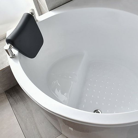 Freestanding Soaking Corner Bathtub Contemporary Acrylic-Fiberglass Bathtub with Seat Clearhalo 'Bathroom Remodel & Bathroom Fixtures' 'Bathtubs' 'Home Improvement' 'home_improvement' 'home_improvement_bathtubs' 'Showers & Bathtubs' 1200x1200_154c6925-c2ed-4d47-96f1-d288cf1534cd