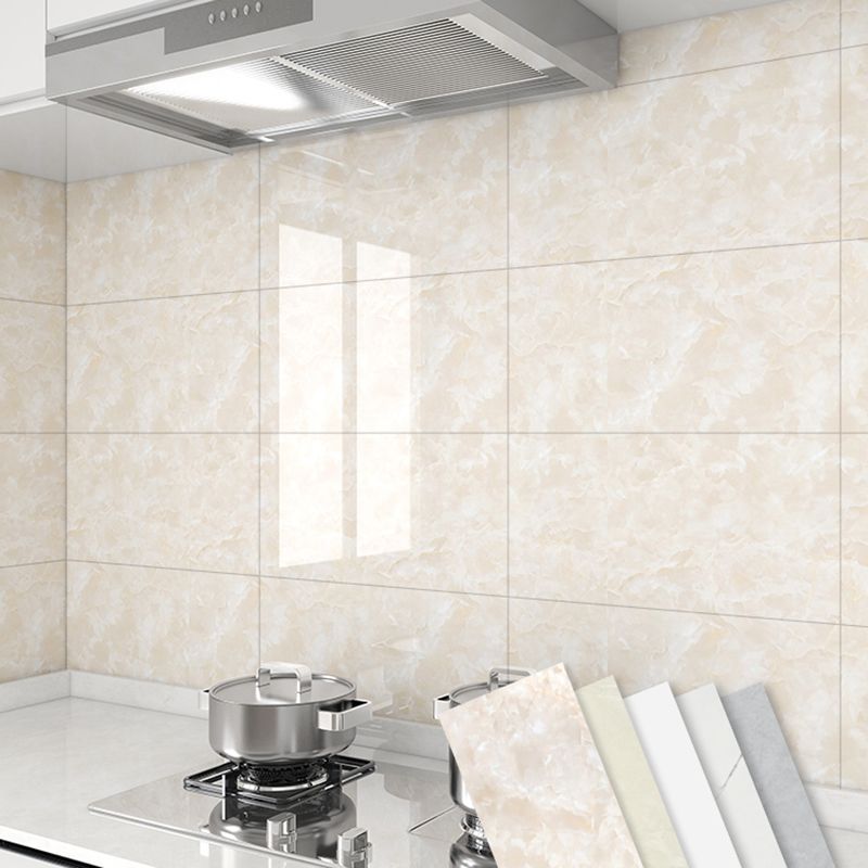 Plastic Peel & Stick Field Tile Rectangular Waterproof Single Tile Clearhalo 'Flooring 'Home Improvement' 'home_improvement' 'home_improvement_peel_stick_blacksplash' 'Peel & Stick Backsplash Tile' 'peel_stick_blacksplash' 'Walls & Ceilings' Walls and Ceiling' 1200x1200_155be8a6-57c2-4150-b648-9f9442c6bbfd