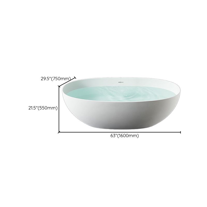 Freestanding Modern Soaking Bathtub Antique Finish Oval Bath Tub Clearhalo 'Bathroom Remodel & Bathroom Fixtures' 'Bathtubs' 'Home Improvement' 'home_improvement' 'home_improvement_bathtubs' 'Showers & Bathtubs' 1200x1200_15705170-831f-4869-b896-432310c7bff2