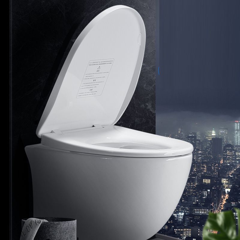 Contemporary One Piece Toilet Bowl Wall Mount Porcelain Flush Toilet Clearhalo 'Bathroom Remodel & Bathroom Fixtures' 'Home Improvement' 'home_improvement' 'home_improvement_toilets' 'Toilets & Bidets' 'Toilets' 1200x1200_15842e6a-33fb-41a0-b519-3e0790c758c7