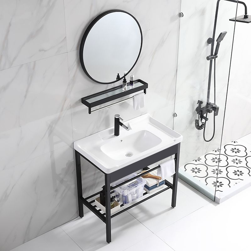 Freestanding Bathroom Vanity Modern Faucet Included Bathroom Sink Vanity Clearhalo 'Bathroom Remodel & Bathroom Fixtures' 'Bathroom Vanities' 'bathroom_vanities' 'Home Improvement' 'home_improvement' 'home_improvement_bathroom_vanities' 1200x1200_15fee97a-9bc9-4257-aa75-c866df9e3329