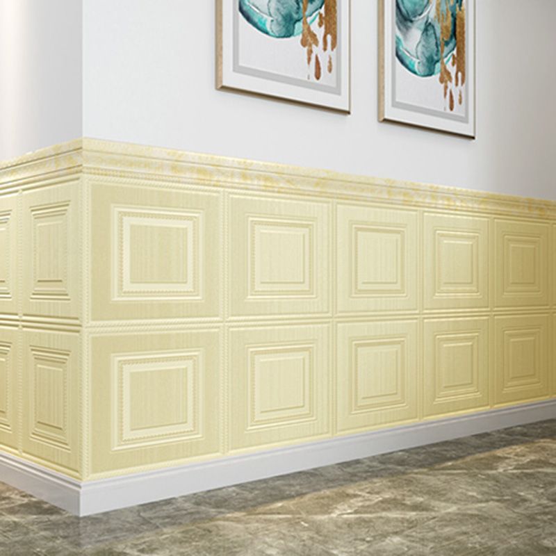 Glam Style Panel Living Room 3D Embossed Waterproof Wall Paneling Clearhalo 'Flooring 'Home Improvement' 'home_improvement' 'home_improvement_wall_paneling' 'Wall Paneling' 'wall_paneling' 'Walls & Ceilings' Walls and Ceiling' 1200x1200_1603c25b-3f95-4d1b-8666-60390e727897