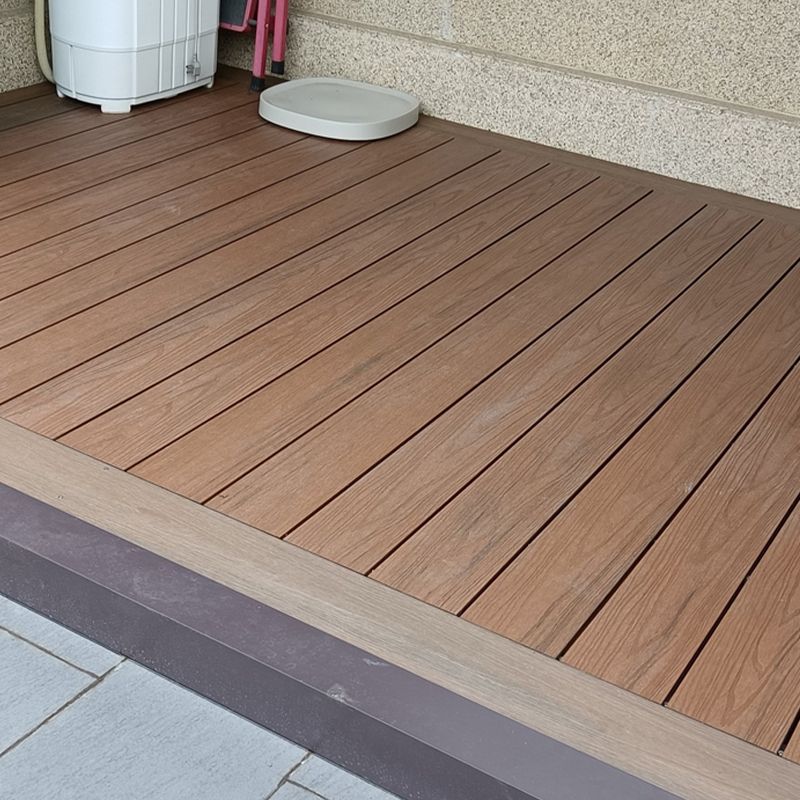 Outdoor Floor Tile Wooden Waterproof Stain Resistant Floor Tile Clearhalo 'Flooring 'Hardwood Flooring' 'hardwood_flooring' 'Home Improvement' 'home_improvement' 'home_improvement_hardwood_flooring' Walls and Ceiling' 1200x1200_160a7f5f-d67b-48d4-9a30-79c4db3c3f3c