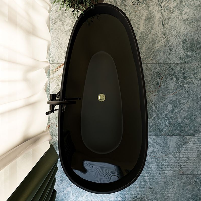 Acrylic-Fiberglass Oval Bathtub Contemporary Soaking Bathtub with Drain and Overflow Trim Clearhalo 'Bathroom Remodel & Bathroom Fixtures' 'Bathtubs' 'Home Improvement' 'home_improvement' 'home_improvement_bathtubs' 'Showers & Bathtubs' 1200x1200_16656764-3414-4e55-88af-7abbb18344bd