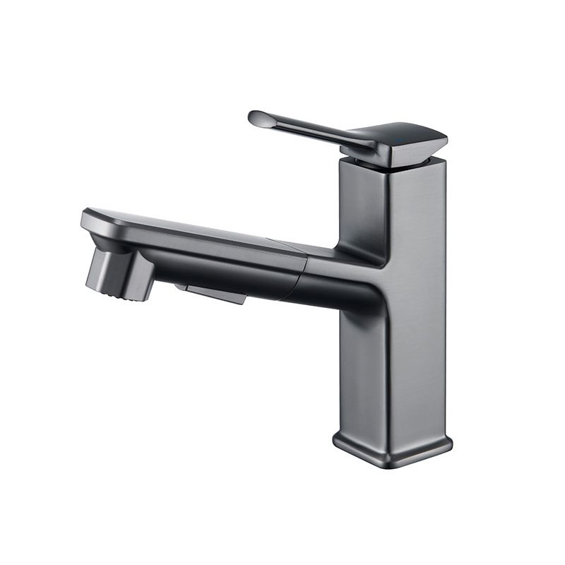 Modern Vessel Faucet Copper Pure Color Single Handle Vessel Faucet Clearhalo 'Bathroom Remodel & Bathroom Fixtures' 'Bathroom Sink Faucets' 'Bathroom Sinks & Faucet Components' 'bathroom_sink_faucets' 'Home Improvement' 'home_improvement' 'home_improvement_bathroom_sink_faucets' 1200x1200_167f579f-a786-454c-b4cf-554c96931297