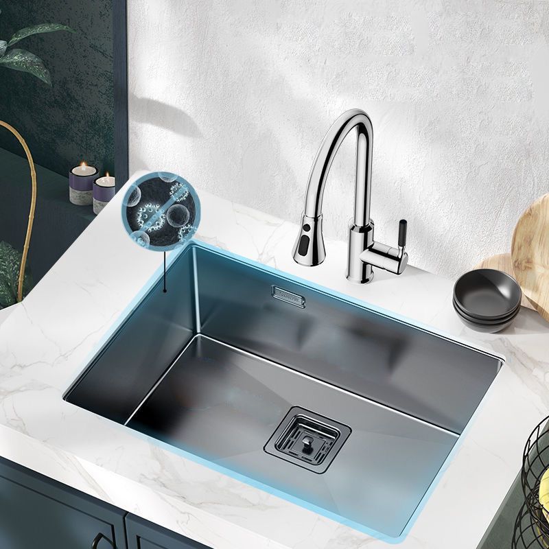 Noise-cancelling Design Kitchen Sink Stainless Steel Undermount Rectangle Kitchen Sink Clearhalo 'Home Improvement' 'home_improvement' 'home_improvement_kitchen_sinks' 'Kitchen Remodel & Kitchen Fixtures' 'Kitchen Sinks & Faucet Components' 'Kitchen Sinks' 'kitchen_sinks' 1200x1200_16844619-84e1-4f1f-85b2-60824fd99716