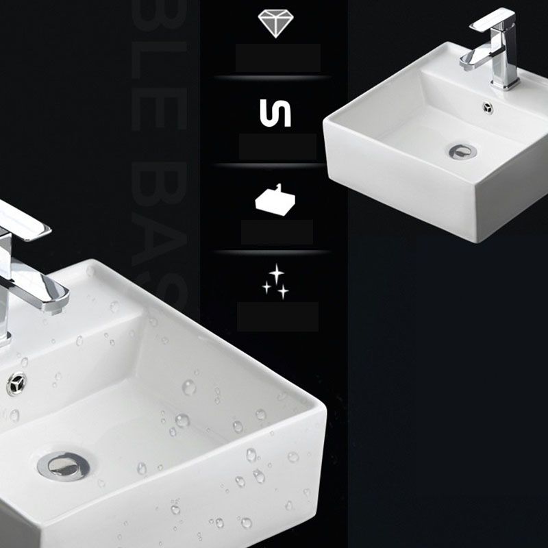 Classical White Bathroom Sink Porcelain Trough Bathroom Sink Clearhalo 'Bathroom Remodel & Bathroom Fixtures' 'Bathroom Sinks & Faucet Components' 'Bathroom Sinks' 'bathroom_sink' 'Home Improvement' 'home_improvement' 'home_improvement_bathroom_sink' 1200x1200_1697b1f5-cad1-4fd4-96df-732b1519df83