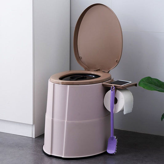 Modern Flush Toilet Plastic Round Floor Mount Toilet Bowl for Bathroom Clearhalo 'Bathroom Remodel & Bathroom Fixtures' 'Home Improvement' 'home_improvement' 'home_improvement_toilets' 'Toilets & Bidets' 'Toilets' 1200x1200_16e69e46-7965-4e3a-a9af-75bbaf856f37