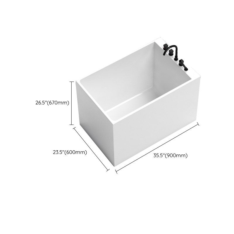 Modern Corner White Acrylic Bathtub Rectangle with Drain Bath Tub Clearhalo 'Bathroom Remodel & Bathroom Fixtures' 'Bathtubs' 'Home Improvement' 'home_improvement' 'home_improvement_bathtubs' 'Showers & Bathtubs' 1200x1200_175fcd42-439d-4d58-98d6-2dab064b46fe