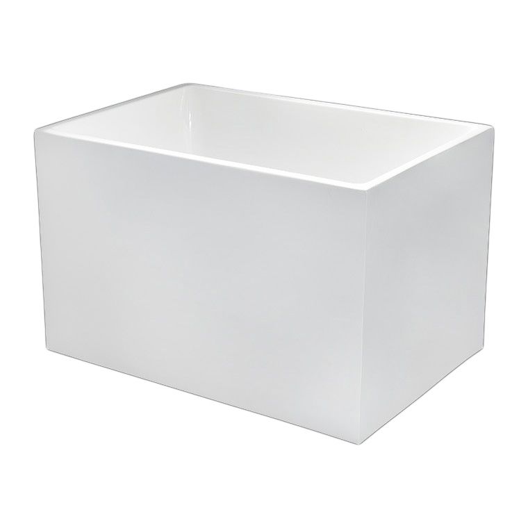 Back to Wall Soaking Bathtub Rectangular Modern Bath Tub (Board not Included) Clearhalo 'Bathroom Remodel & Bathroom Fixtures' 'Bathtubs' 'Home Improvement' 'home_improvement' 'home_improvement_bathtubs' 'Showers & Bathtubs' 1200x1200_1776318e-7c54-47db-8f98-162542d698c7