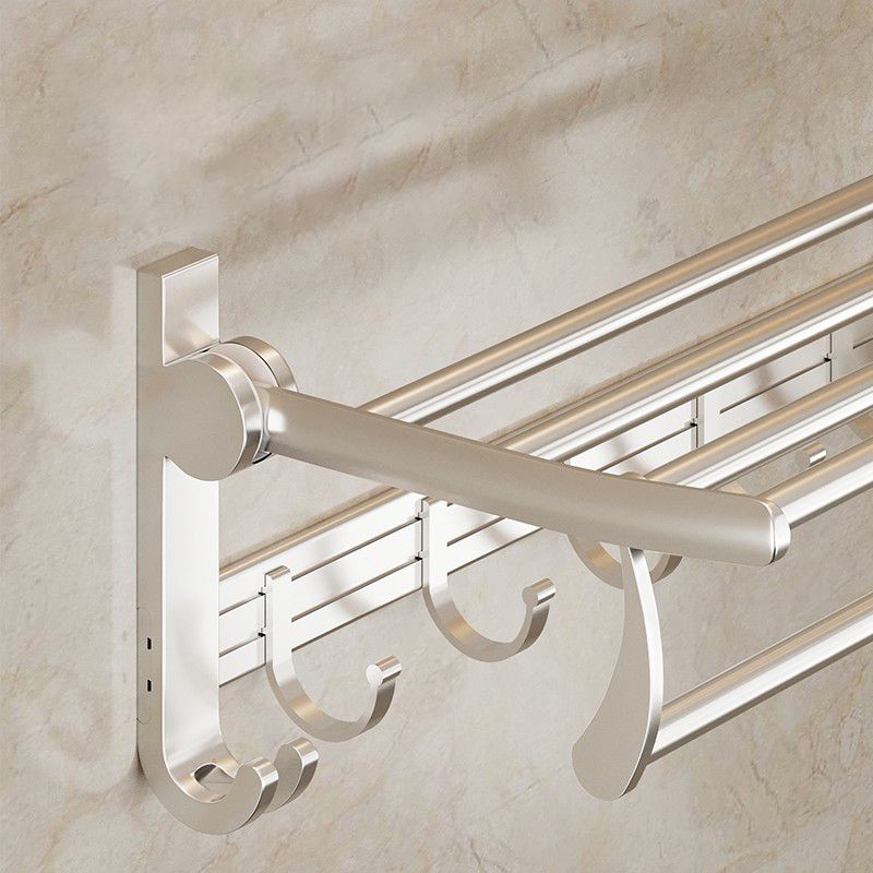 Modern Polished Chrome Bathroom Accessory Set Bath Shelf/Towel Bar/ Paper Holder Included Clearhalo 'Bathroom Hardware Sets' 'Bathroom Hardware' 'Bathroom Remodel & Bathroom Fixtures' 'bathroom_hardware_sets' 'Home Improvement' 'home_improvement' 'home_improvement_bathroom_hardware_sets' 1200x1200_177fa659-06f4-4328-b17e-43f2b0eeac1b