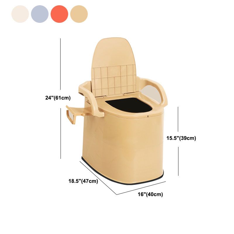 Modern Plastic Toilet Floor Mounted Toilet Bowl with Toilet Seat for Bathroom Clearhalo 'Bathroom Remodel & Bathroom Fixtures' 'Home Improvement' 'home_improvement' 'home_improvement_toilets' 'Toilets & Bidets' 'Toilets' 1200x1200_178de3df-c474-4950-b8bd-340085187612