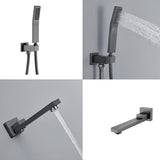 Modern Shower Trim Brass Handheld Shower Head Ceiling Mounted Shower System Clearhalo 'Bathroom Remodel & Bathroom Fixtures' 'Home Improvement' 'home_improvement' 'home_improvement_shower_faucets' 'Shower Faucets & Systems' 'shower_faucets' 'Showers & Bathtubs Plumbing' 'Showers & Bathtubs' 1200x1200_17b23f8b-c65f-4684-ad95-59574ec73d97