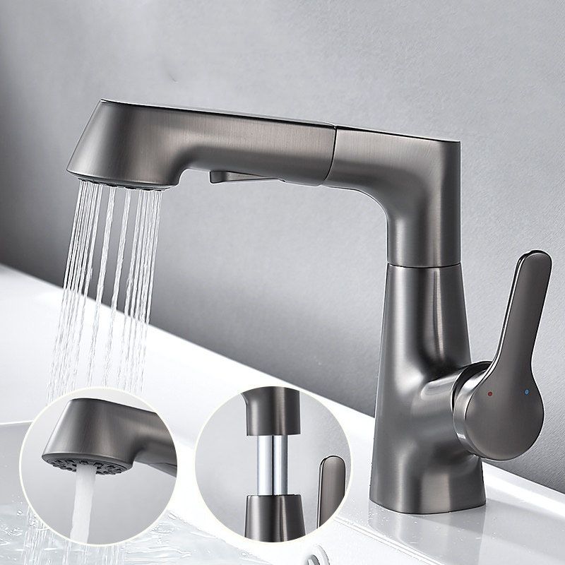 Modern Centerset Faucet Single Lever Handle Vessel Sink Bathroom Faucet Clearhalo 'Bathroom Remodel & Bathroom Fixtures' 'Bathroom Sink Faucets' 'Bathroom Sinks & Faucet Components' 'bathroom_sink_faucets' 'Home Improvement' 'home_improvement' 'home_improvement_bathroom_sink_faucets' 1200x1200_17d4e3bd-5dc2-4a46-bab2-aefa32e086f1