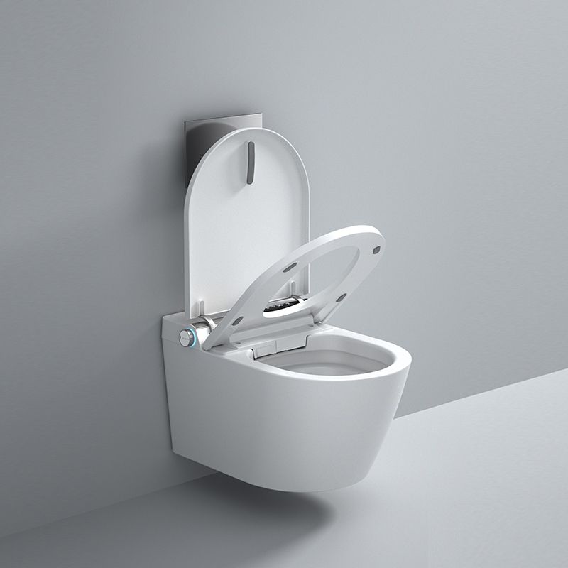 Foot Sensor Wall Hung Toilet Set Shatterproof Wall Mounted Bidet Clearhalo 'Bathroom Remodel & Bathroom Fixtures' 'Bidets' 'Home Improvement' 'home_improvement' 'home_improvement_bidets' 'Toilets & Bidets' 1200x1200_17eb2a72-6934-4e6d-9c62-0886676444b2