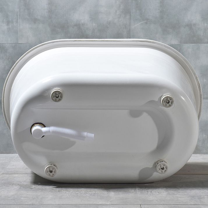 Acrylic Soaking Bathtub Antique Finish Freestanding Bath Tub Clearhalo 'Bathroom Remodel & Bathroom Fixtures' 'Bathtubs' 'Home Improvement' 'home_improvement' 'home_improvement_bathtubs' 'Showers & Bathtubs' 1200x1200_17ebf0d1-b1b4-4332-a40f-db73093133d9