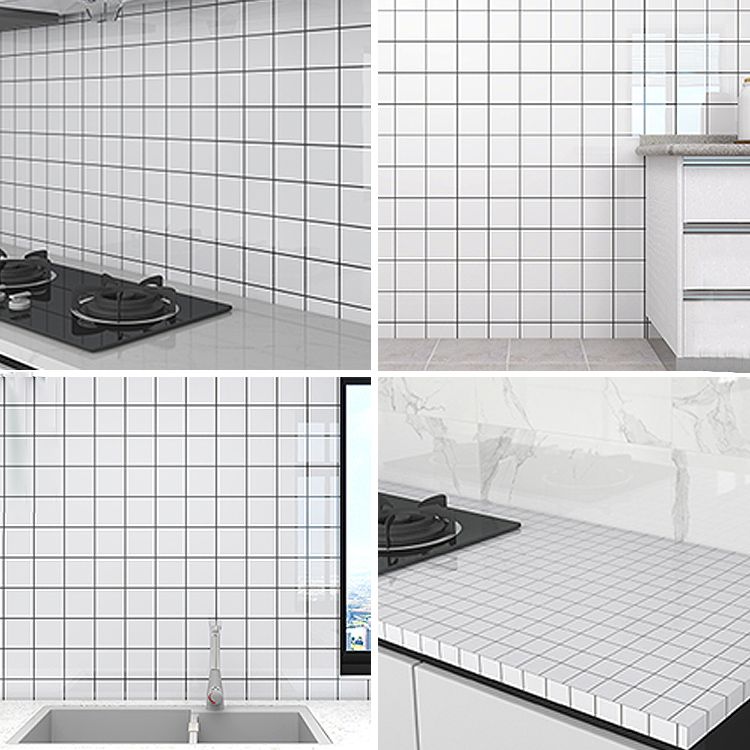 Rectangular Mildew Resistant Tile PVC Singular Peel & Stick Tile for Kitchen Clearhalo 'Flooring 'Home Improvement' 'home_improvement' 'home_improvement_peel_stick_blacksplash' 'Peel & Stick Backsplash Tile' 'peel_stick_blacksplash' 'Walls & Ceilings' Walls and Ceiling' 1200x1200_17f7e204-6483-428a-83b4-95192b43e5ce