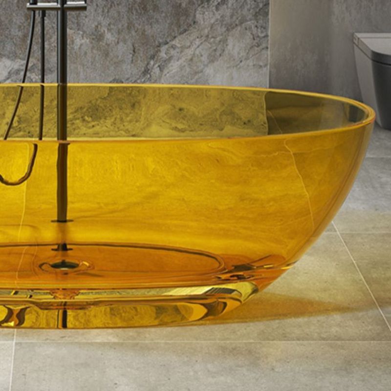 Antique Finish Soaking Bathtub Stand Alone Modern Oval Bath Tub Clearhalo 'Bathroom Remodel & Bathroom Fixtures' 'Bathtubs' 'Home Improvement' 'home_improvement' 'home_improvement_bathtubs' 'Showers & Bathtubs' 1200x1200_183aceb5-7c2a-480a-a38a-6abcbbb84b19