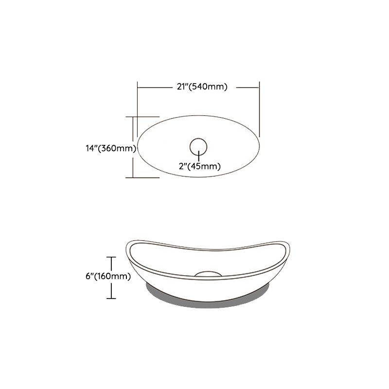 Contemporary Vessel Oval Glass with Pop-Up Drain Vessel Lavatory Sink Clearhalo 'Bathroom Remodel & Bathroom Fixtures' 'Bathroom Sinks & Faucet Components' 'Bathroom Sinks' 'bathroom_sink' 'Home Improvement' 'home_improvement' 'home_improvement_bathroom_sink' 1200x1200_18b8a46f-7d82-4a63-98e2-31c1b86af90d