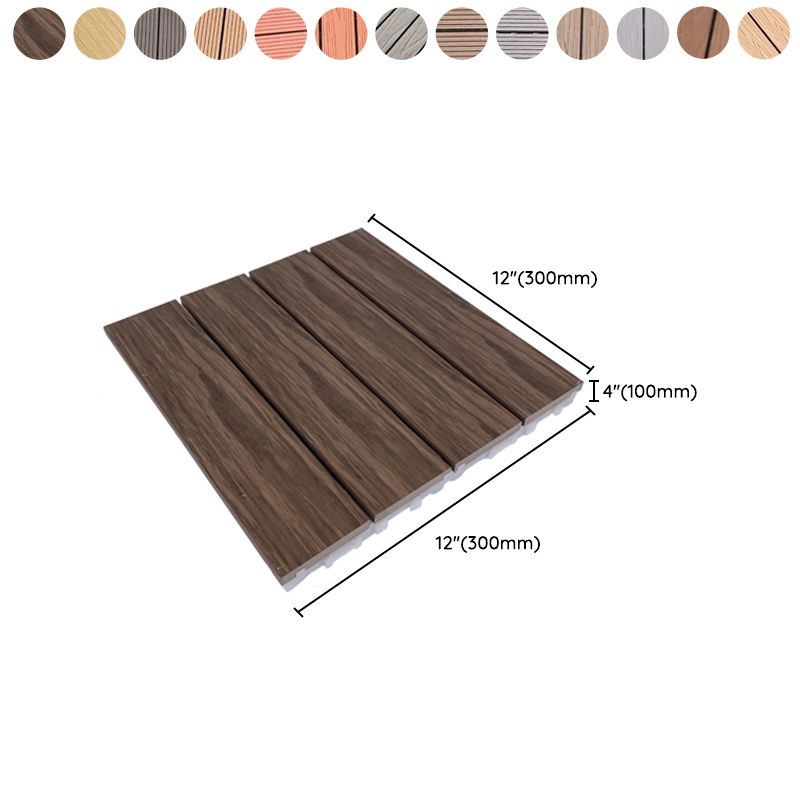 Deck Plank Wooden Outdoor Waterproof Slip Resistant Floor Board Clearhalo 'Home Improvement' 'home_improvement' 'home_improvement_outdoor_deck_tiles_planks' 'Outdoor Deck Tiles & Planks' 'Outdoor Flooring & Tile' 'Outdoor Remodel' 'outdoor_deck_tiles_planks' 1200x1200_18c55571-c82c-4c33-b09d-5f98e2758915